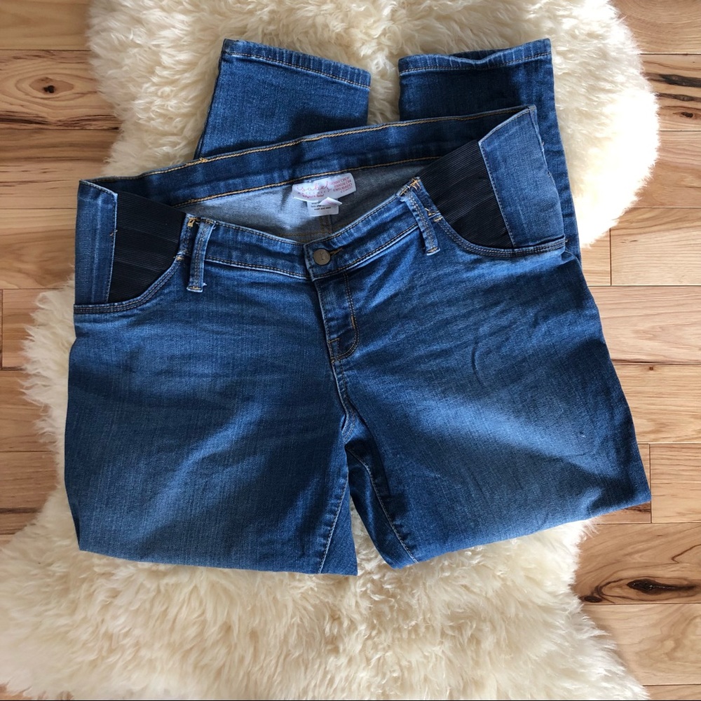 Isabel Maternity Skinny Cropped Jeans